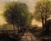 阿尔弗莱德 西斯莱 : Lane near a Small Town